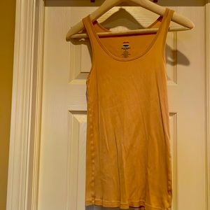 Old navy tan beige ribbed tank top